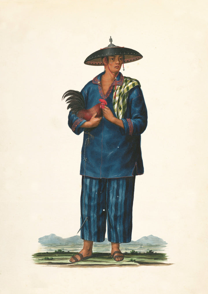 A Manila Man - Tipos del País Illustration (19th Century Philippines)