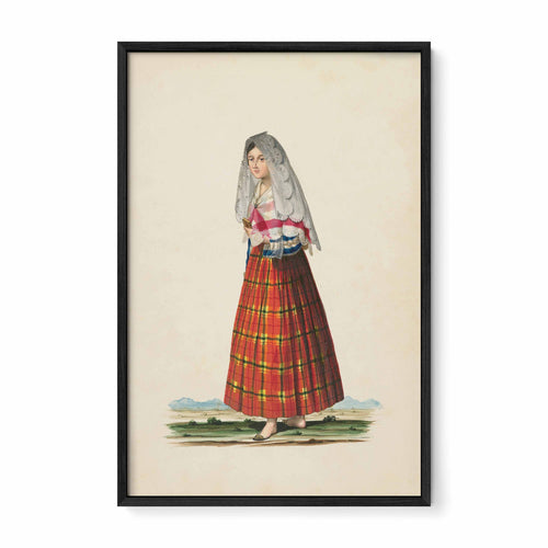 A Señorita Walking to Church in the Daytime by Justiniano Asuncion