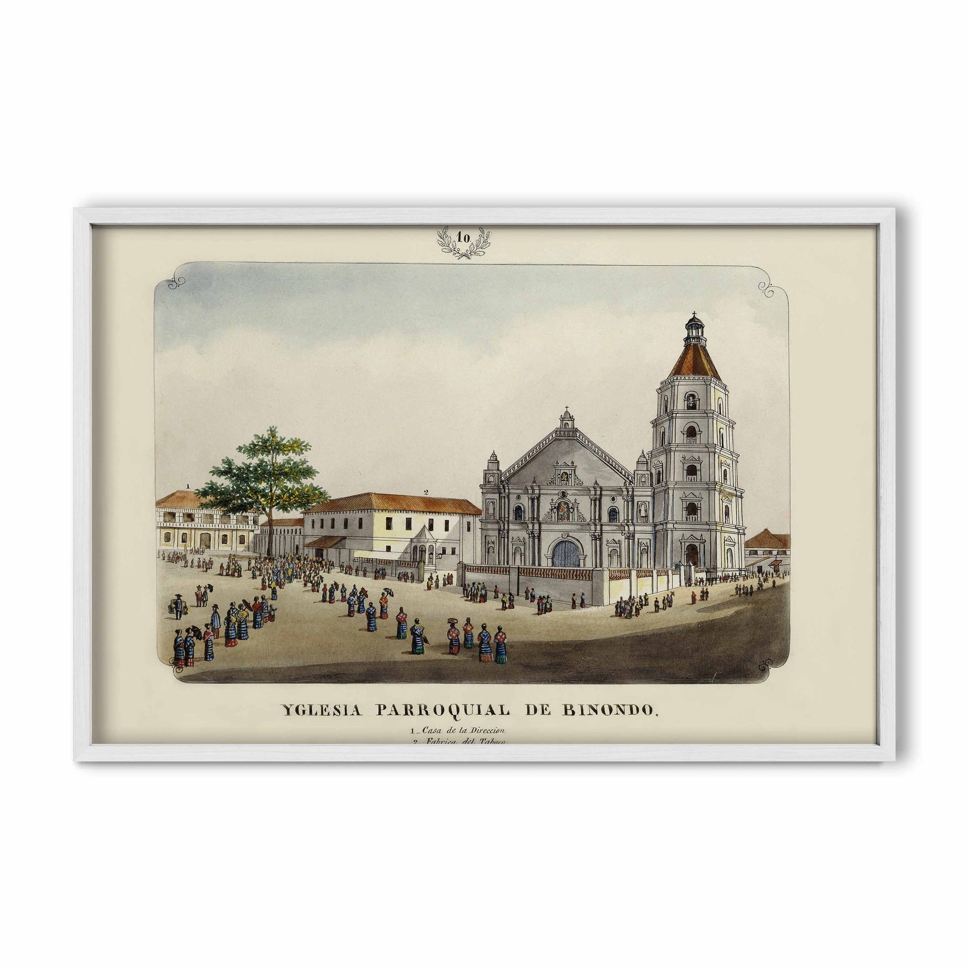 Iglesia Parroquial de Binondo, 1847 by José Honorato Lozano