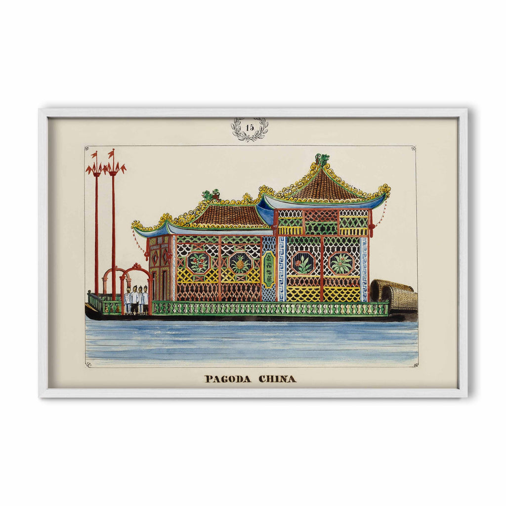 Pagoda China, 1847 by José Honorato Lozano