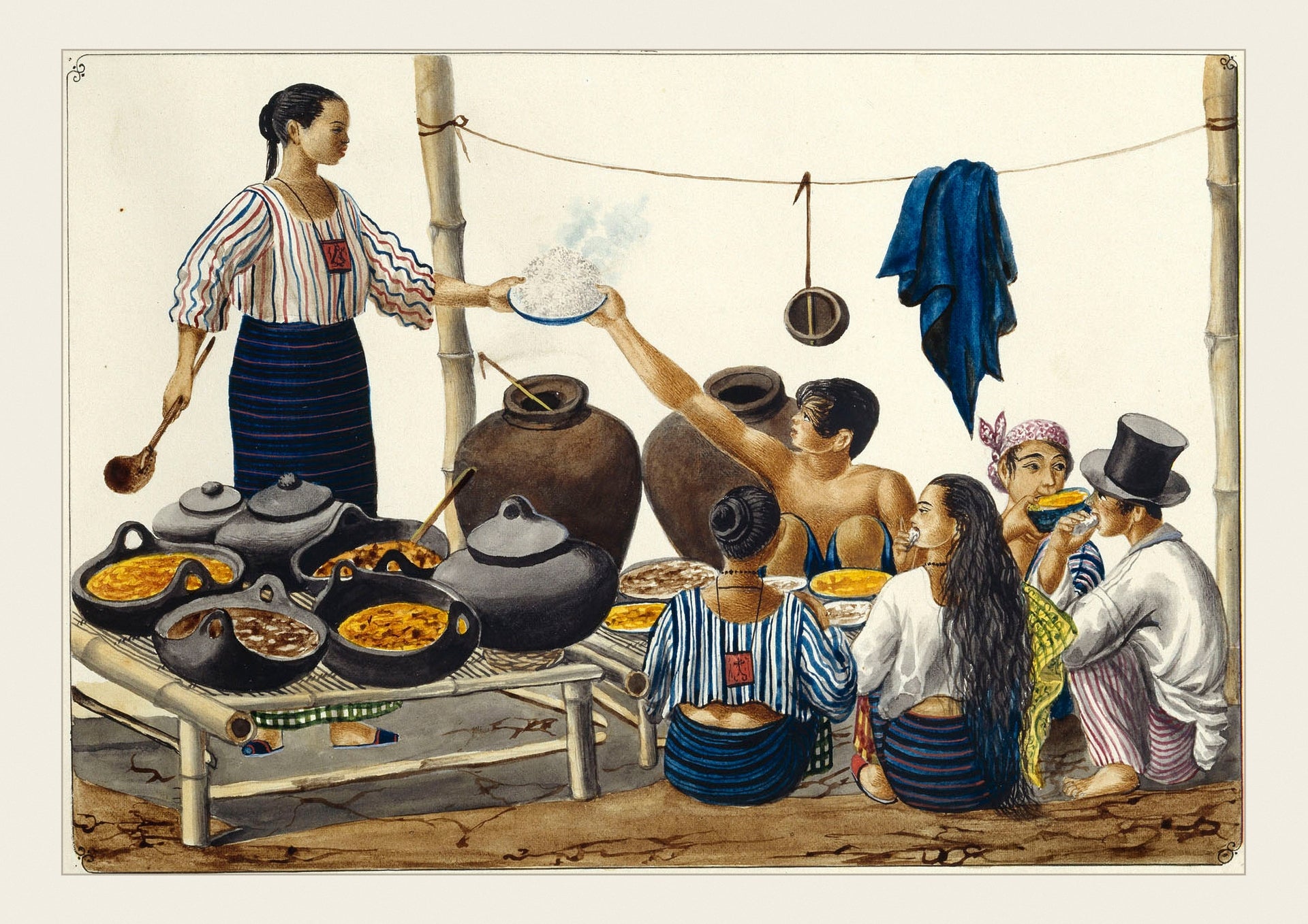 Carinderia, 1847 by José Honorato Lozano