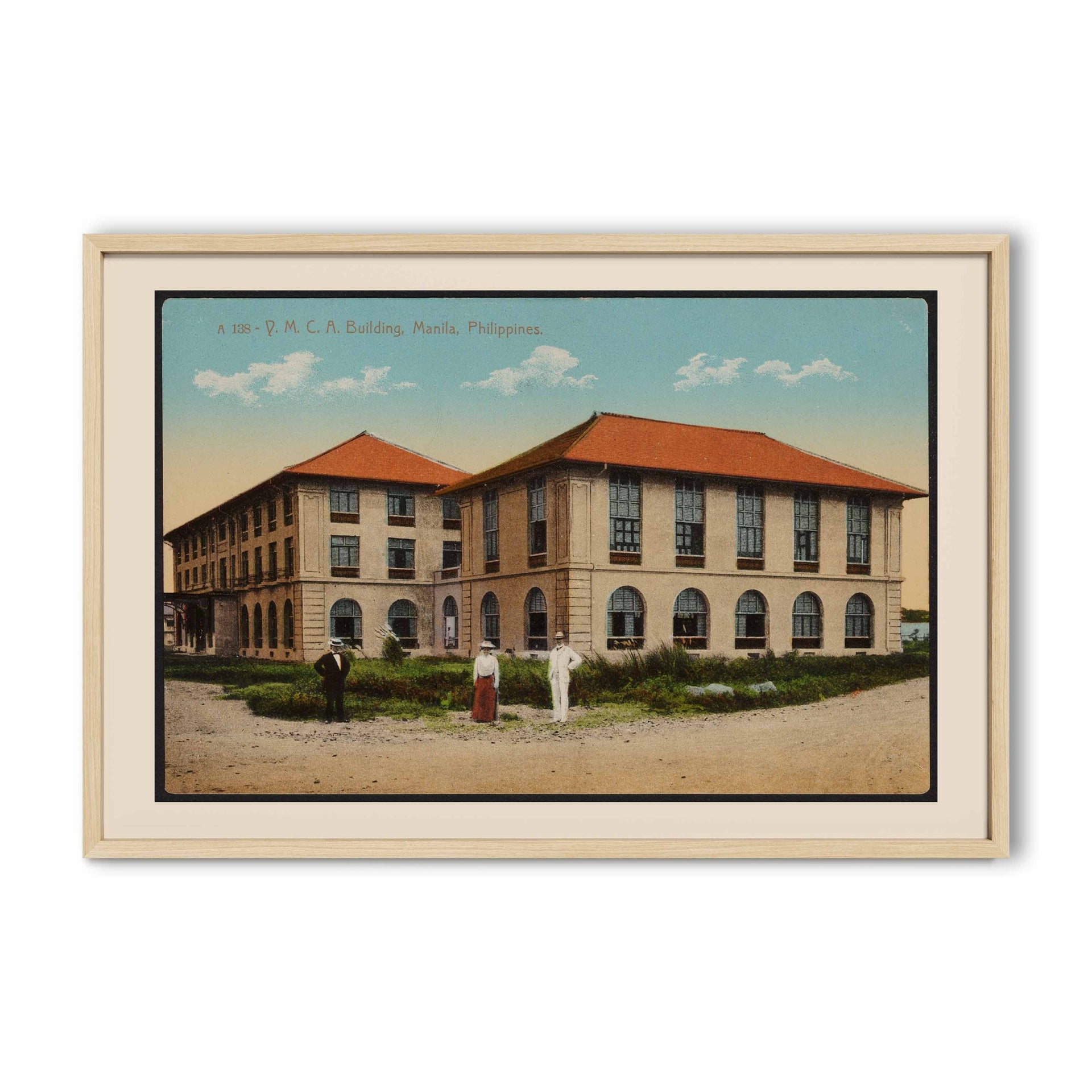 Y.M.C.A. Building, Manila - Philippine Vintage Postcard