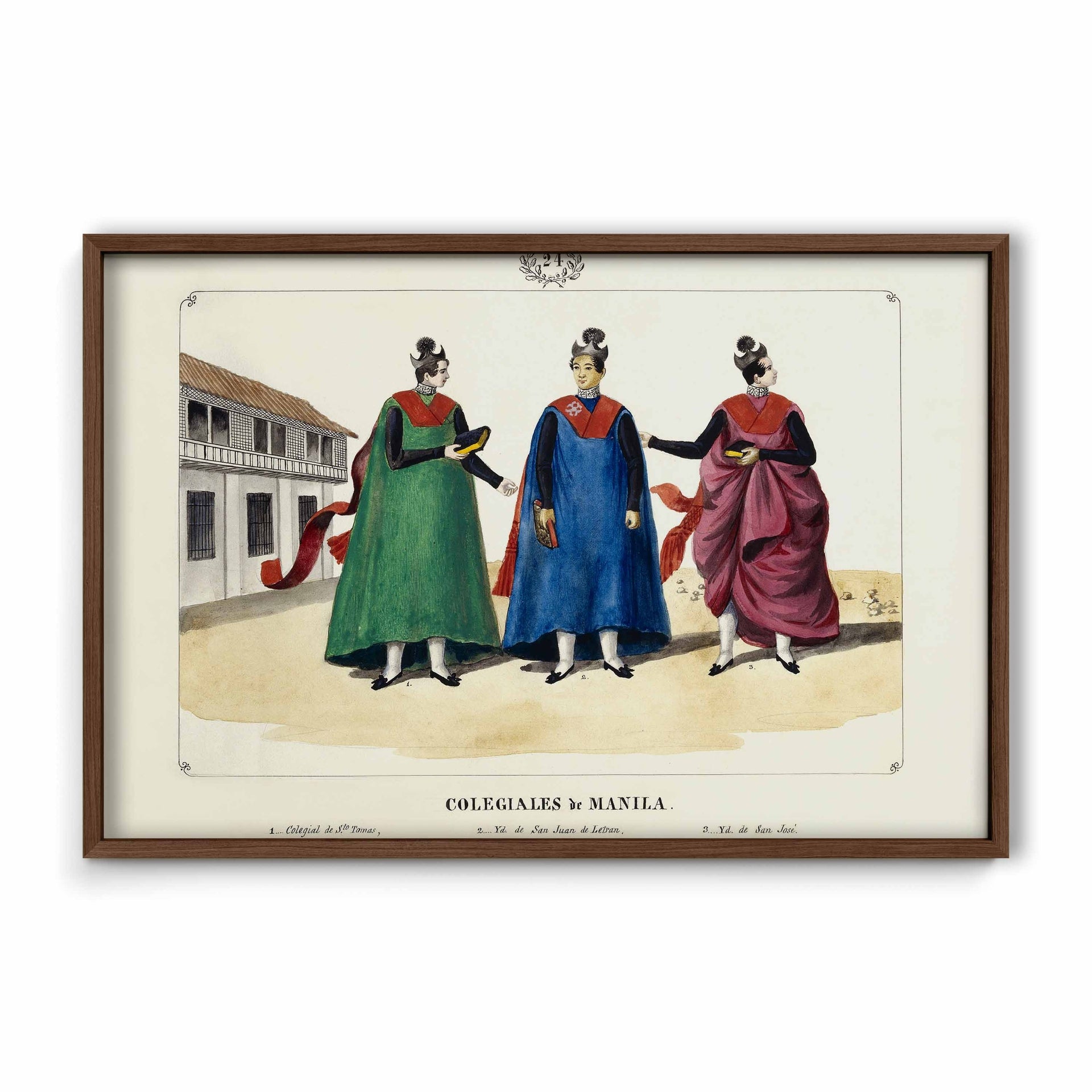 Colegiales de Manila, 1847 by José Honorato Lozano