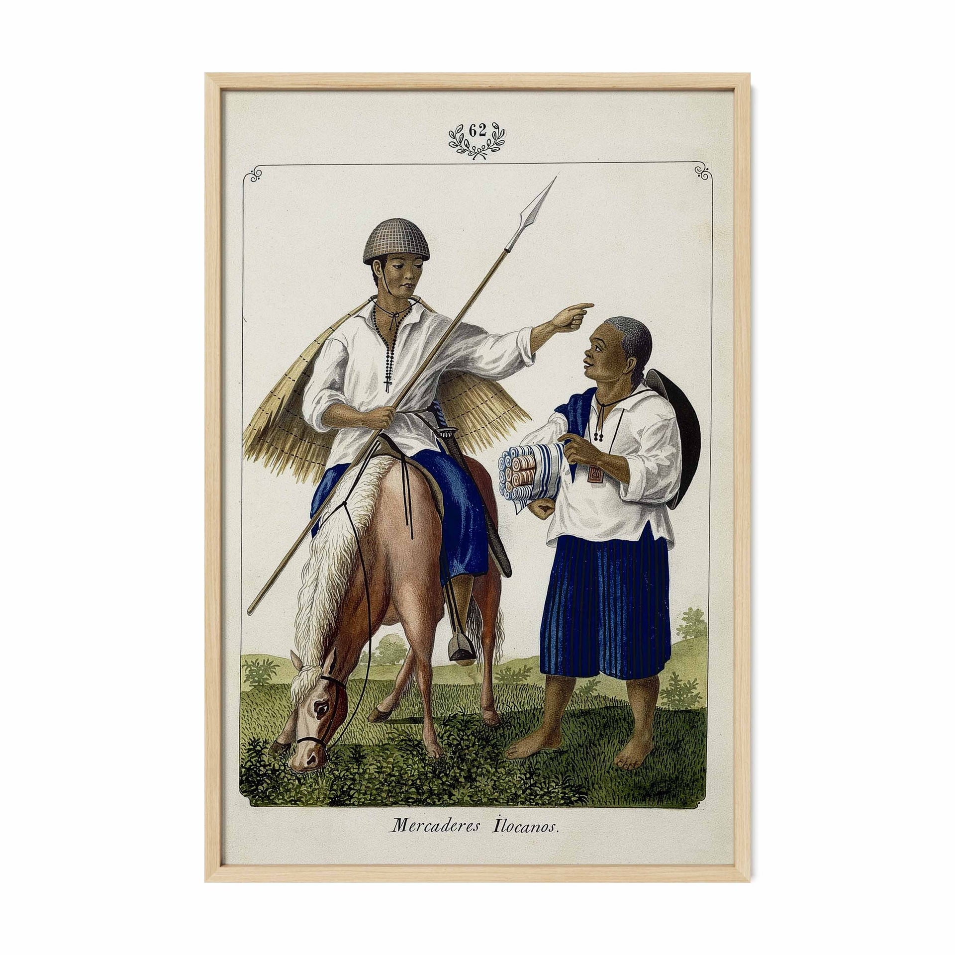 Mercaderes Ilocanos, 1847 by José Honorato Lozano