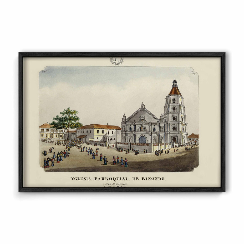 Iglesia Parroquial de Binondo, 1847 by José Honorato Lozano