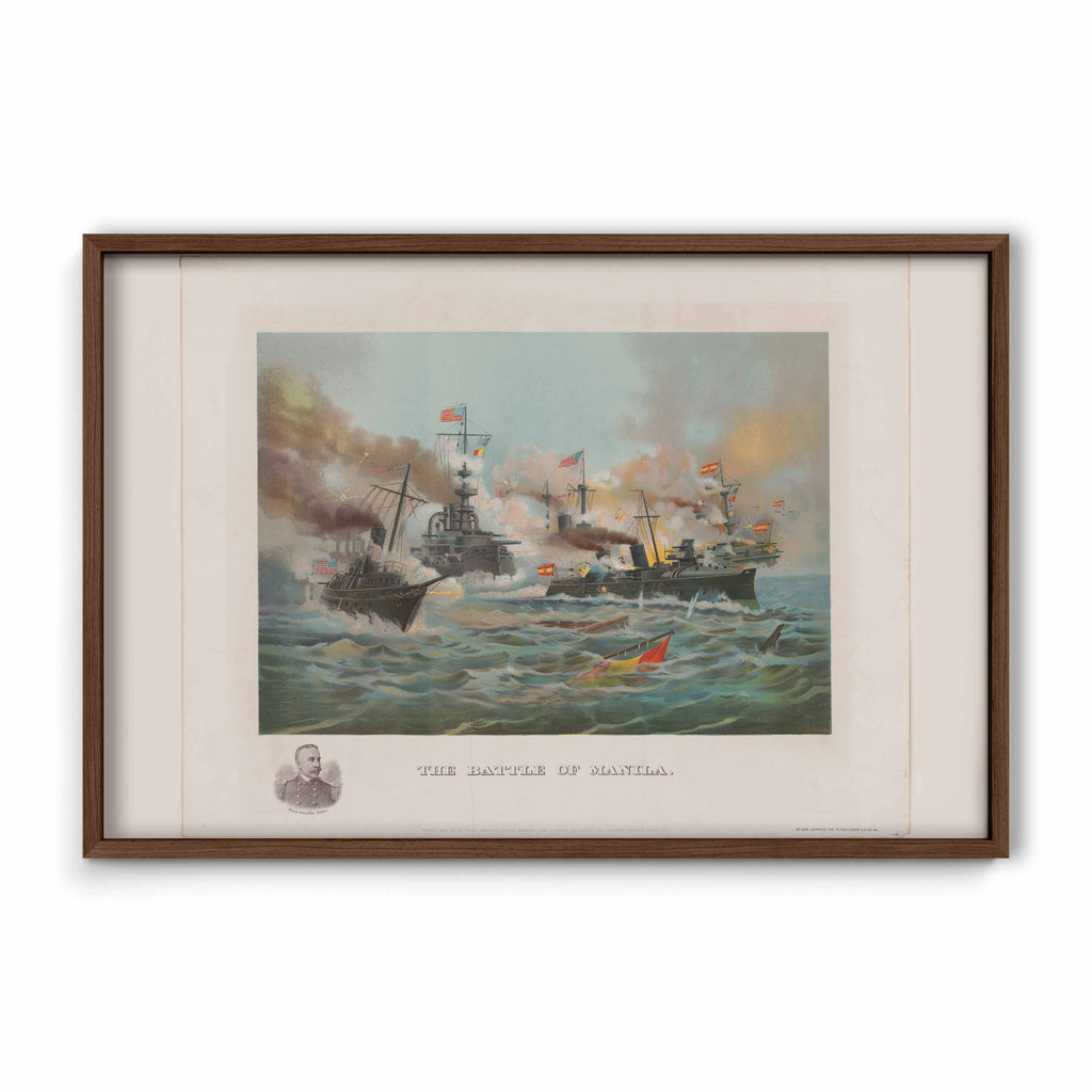 The Battle of Manila, 1898 - Philippine Vintage Print