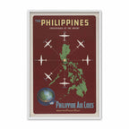 The Philippines Crossroads of the Orient - Philippine Vintage Travel Poster