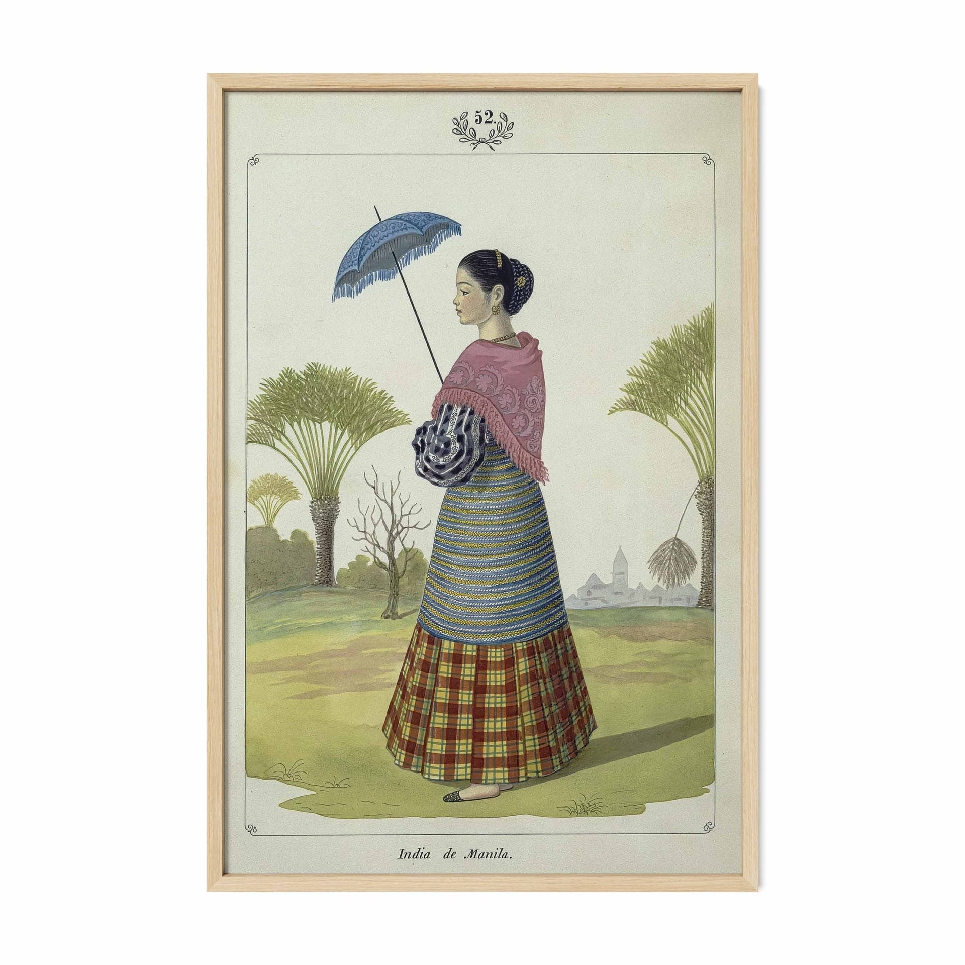 India de Manila, 1847 by José Honorato Lozano