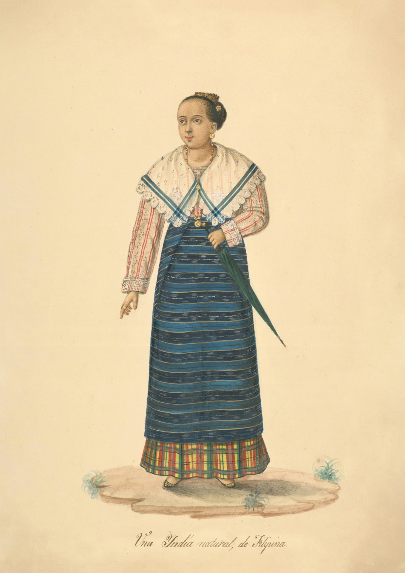 Una india natural de Filipina by Justiniano Asuncion