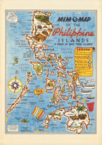 Map of the Philippine Islands, 1945