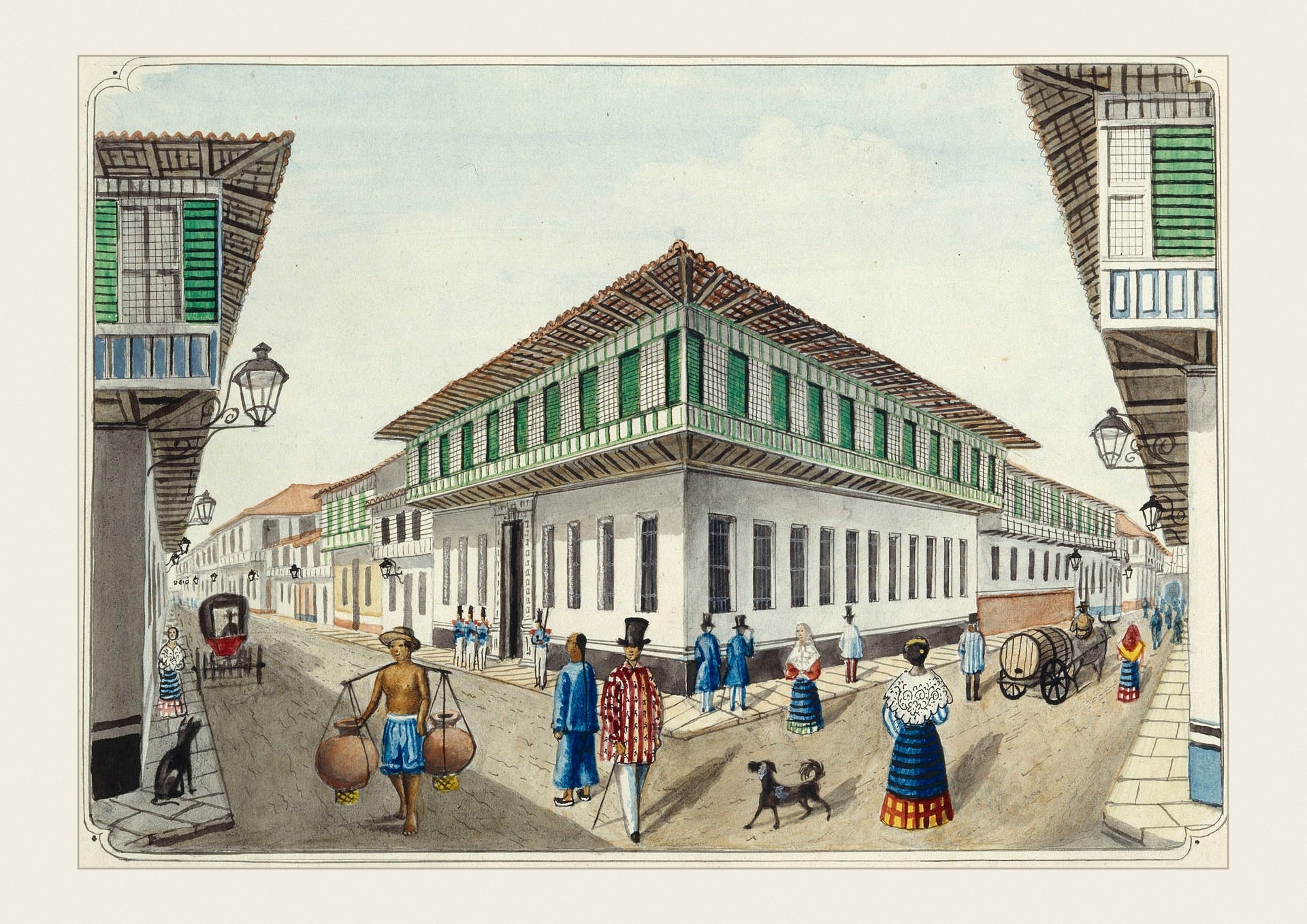 Casa de la intendencia, 1847 by José Honorato Lozano