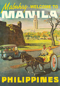 Mabuhay Welcome to Manila - Philippine Vintage Poster