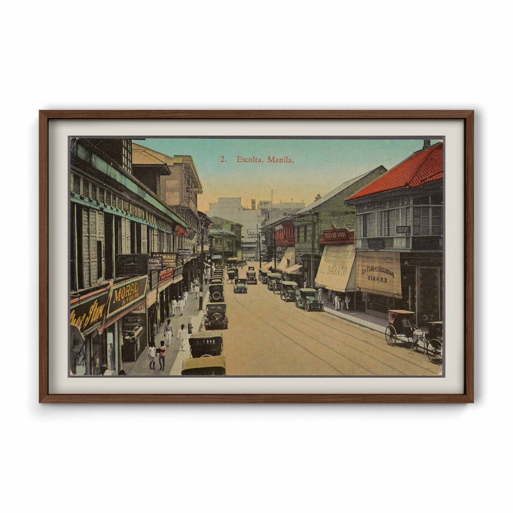 Escolta, Manila, 1922 - Philippine Vintage Postcard