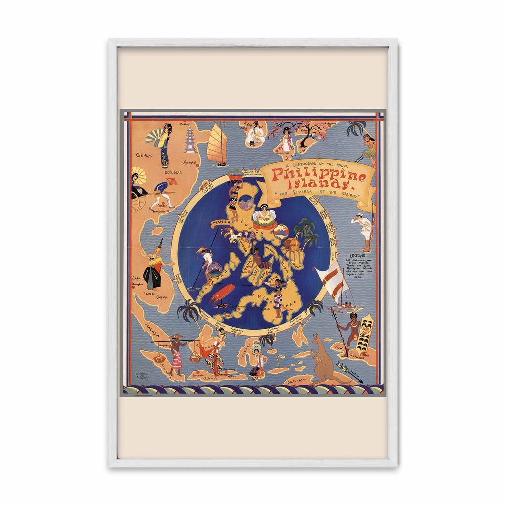 Cartography of the Philippine Islands - Vintage map