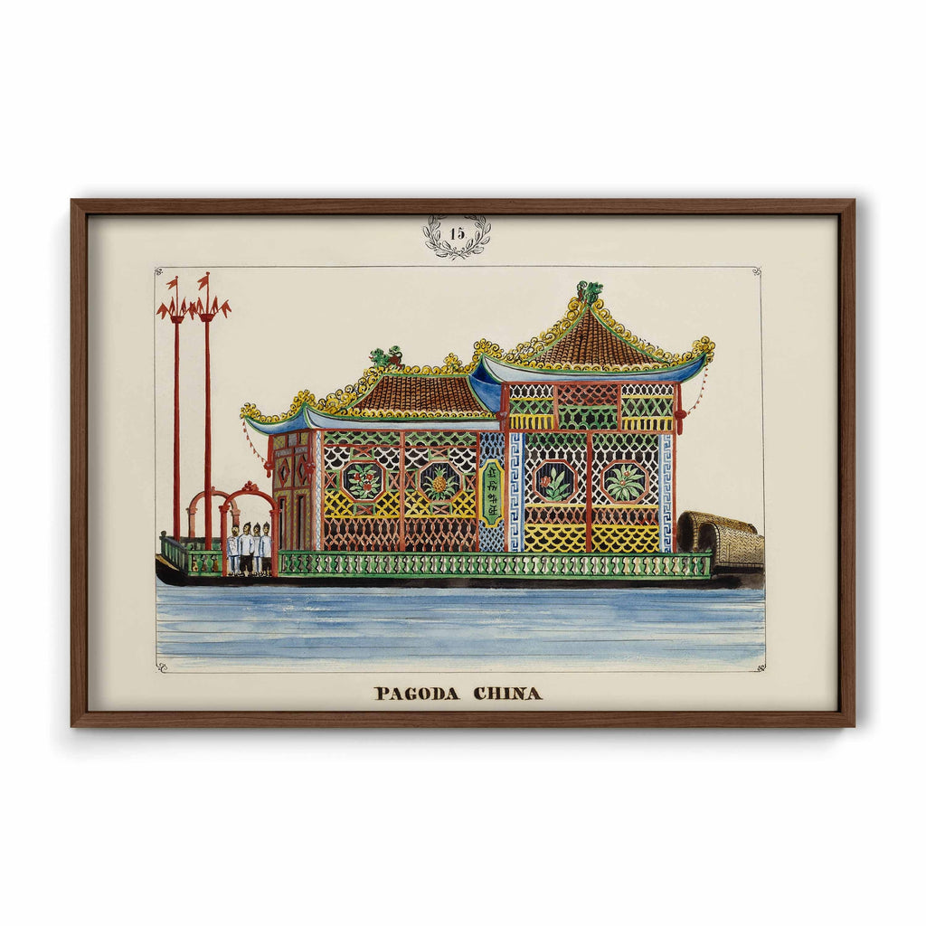 Pagoda China, 1847 by José Honorato Lozano