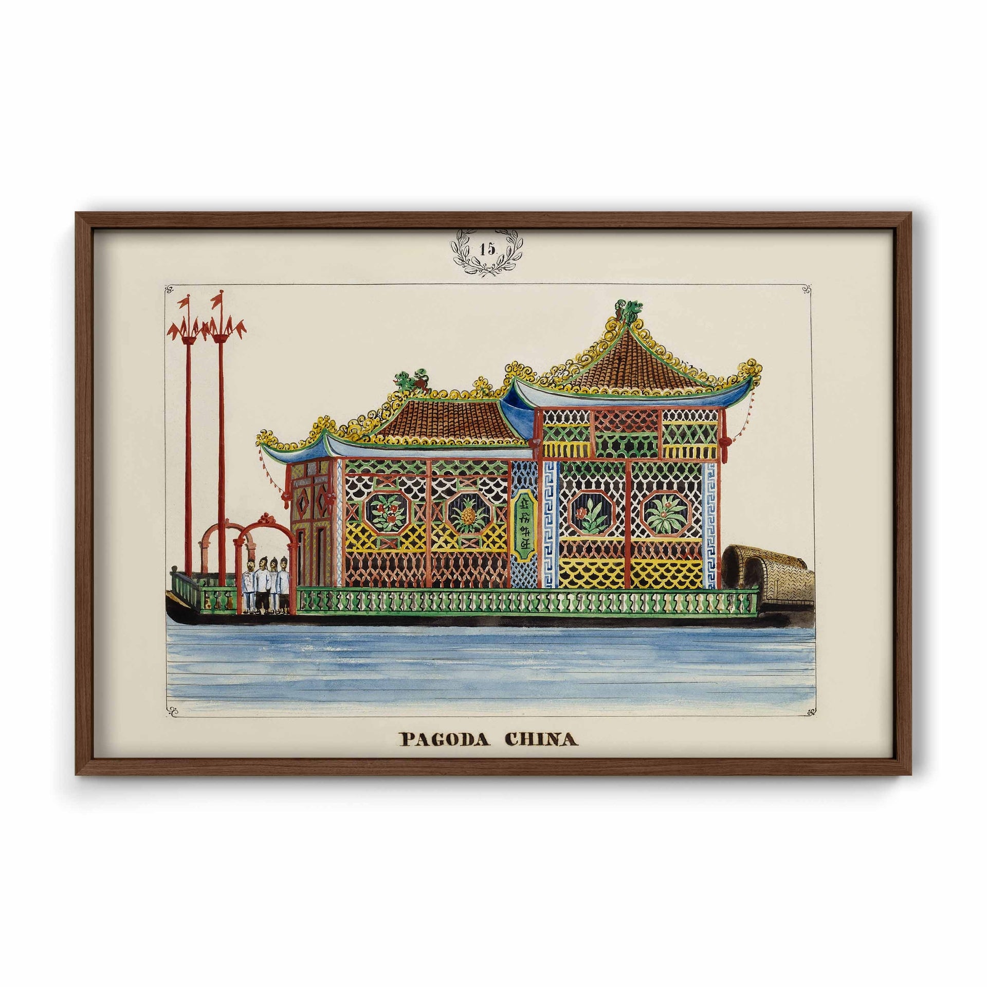 Pagoda China, 1847 by José Honorato Lozano