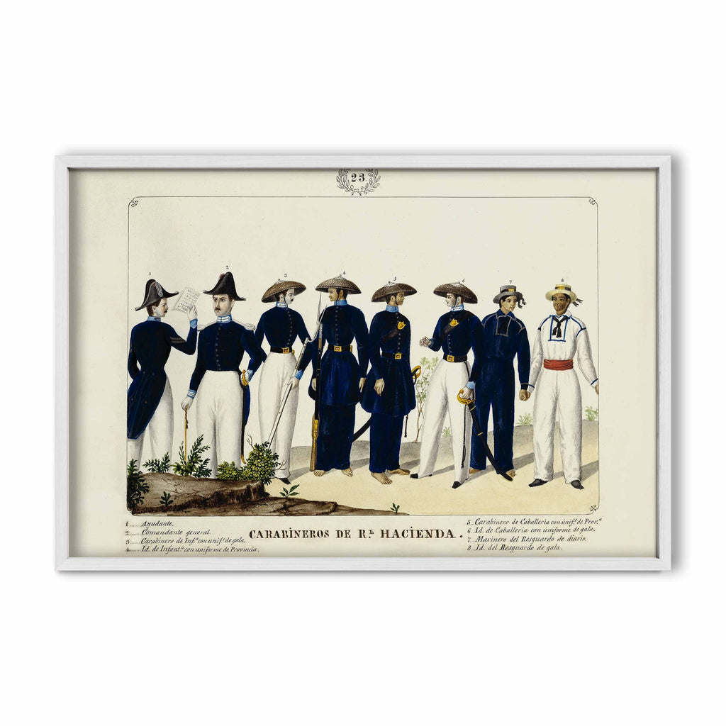 Carabineros de la Real Hacienda, 1847 by José Honorato Lozano