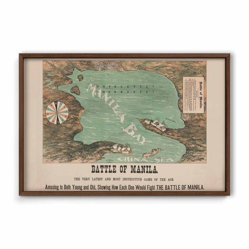 Battle of Manila, 1898 - Philippine Vintage Game Board