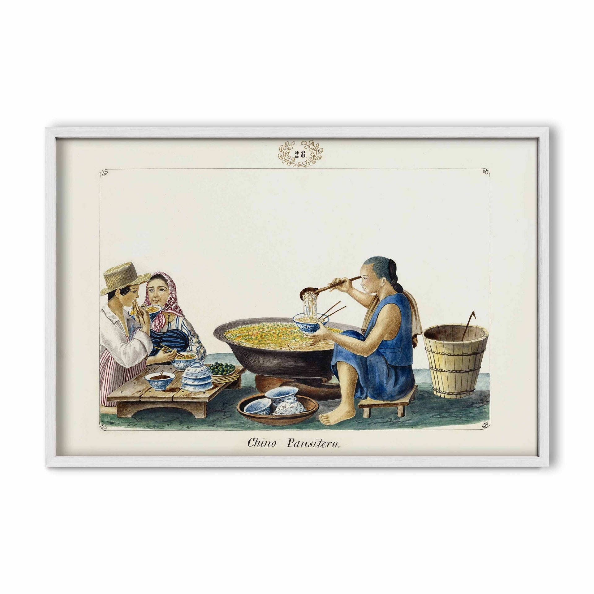 Chino Pansitero, 1847 by José Honorato Lozano