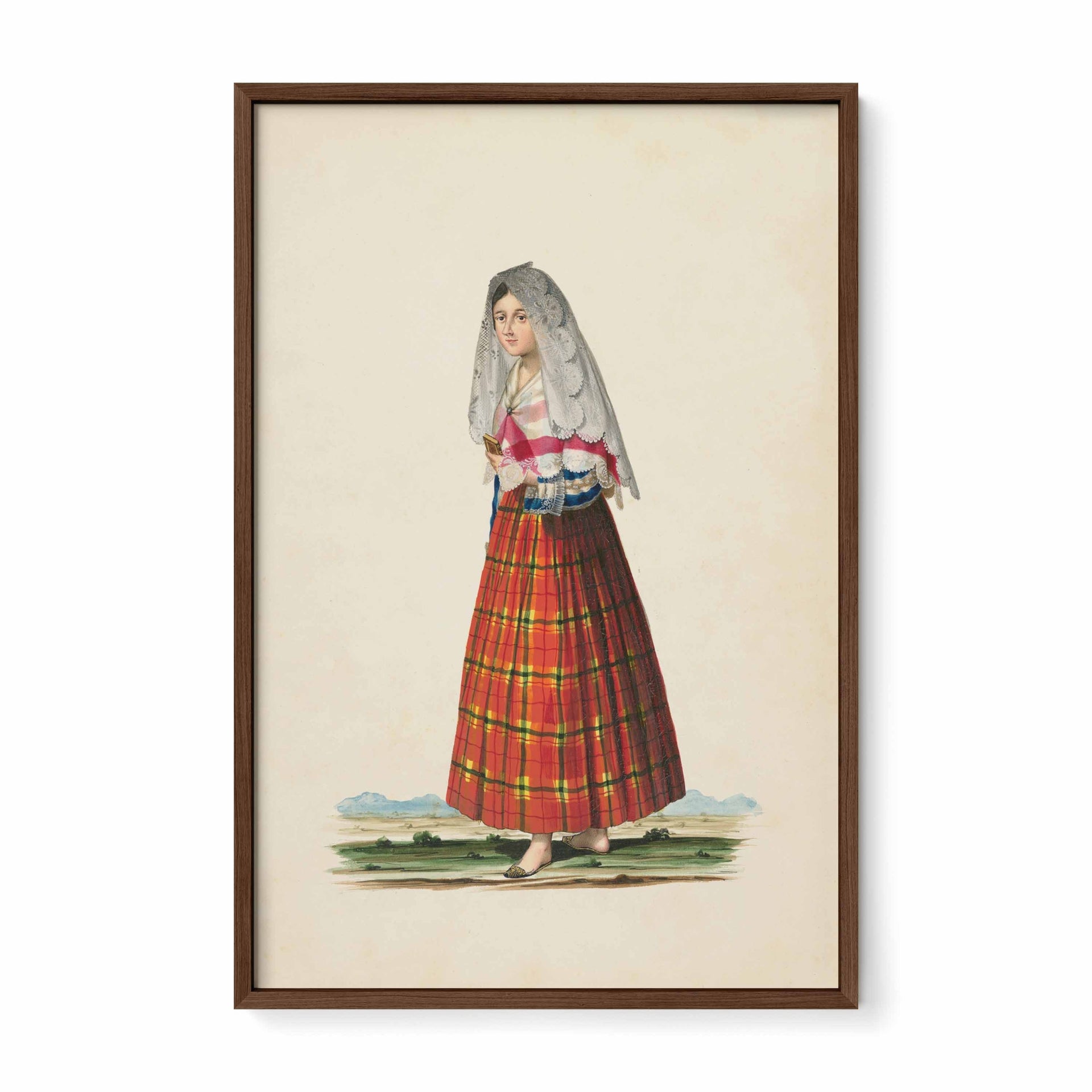 A Señorita Walking to Church in the Daytime by Justiniano Asuncion