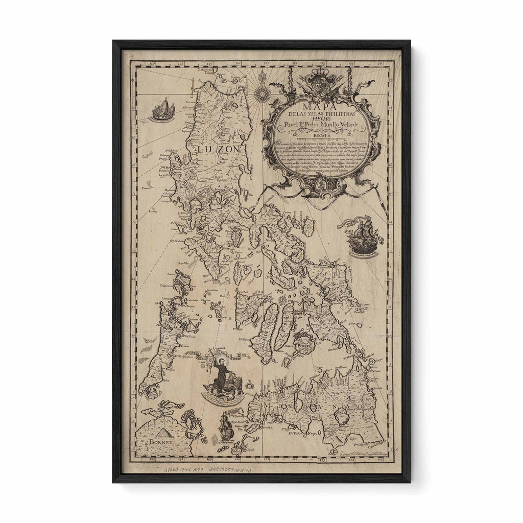 Mapa de las Yslas Philipinas, 1734 by Pedro Murillo Velarde
