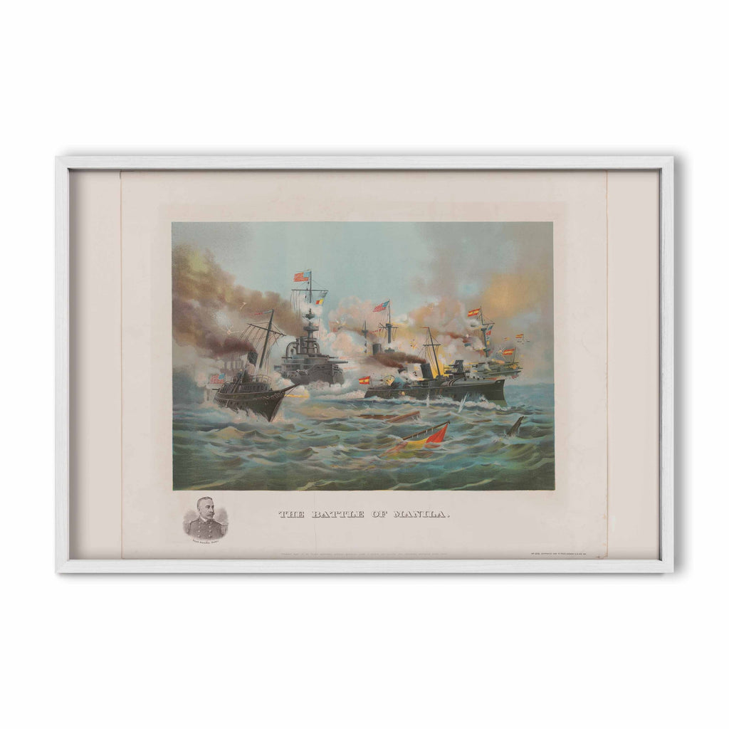 The Battle of Manila, 1898 - Philippine Vintage Print