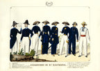 Carabineros de la Real Hacienda, 1847 by José Honorato Lozano