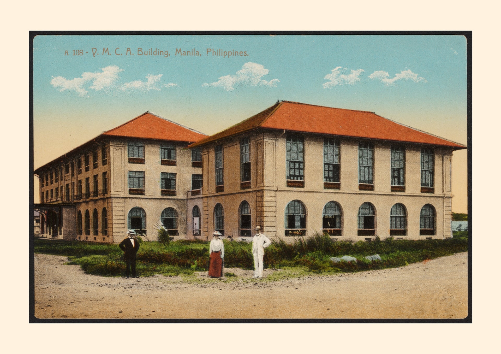 Y.M.C.A. Building, Manila - Philippine Vintage Postcard
