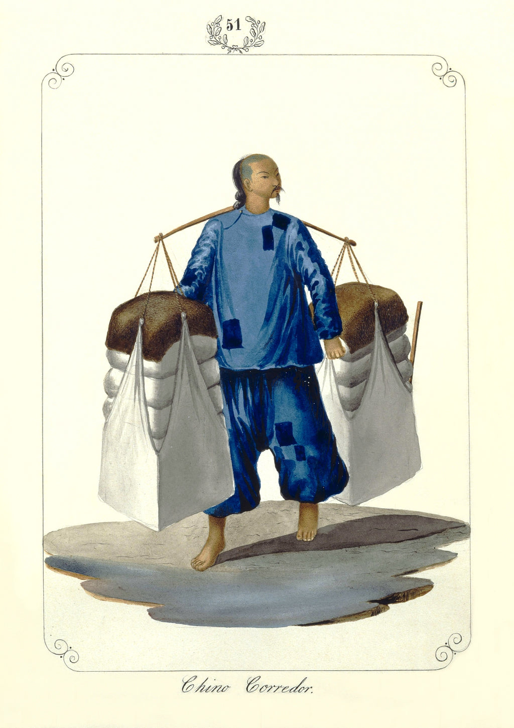 Chino Corredor, 1847 by José Honorato Lozano