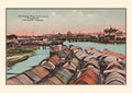 The Pasig River with Casco Freighters, c. 1910 by Denniston's, Manila