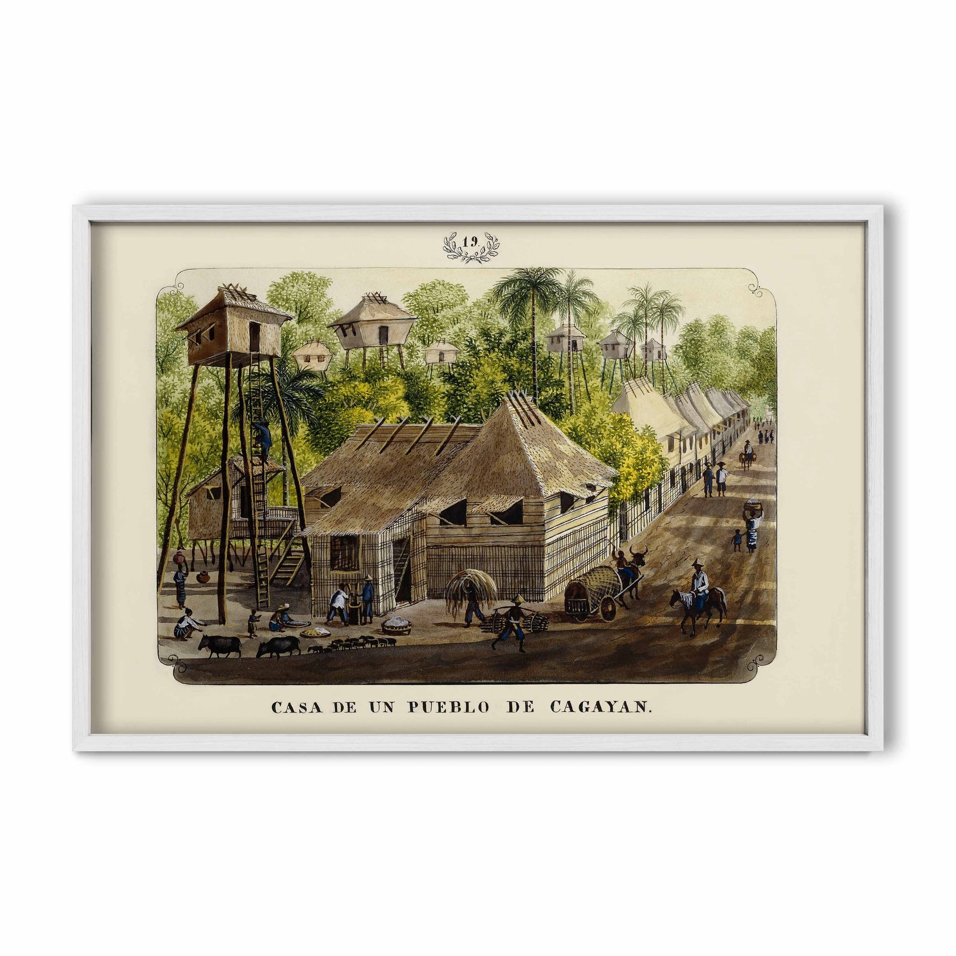 Casa de un Pueblo de Cagayan, 1847 by José Honorato Lozano