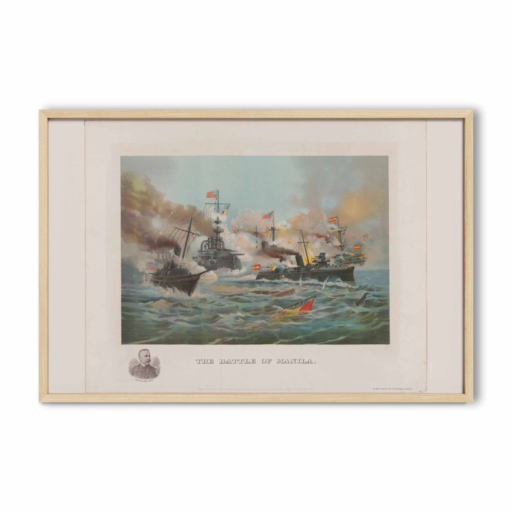 The Battle of Manila, 1898 - Philippine Vintage Print