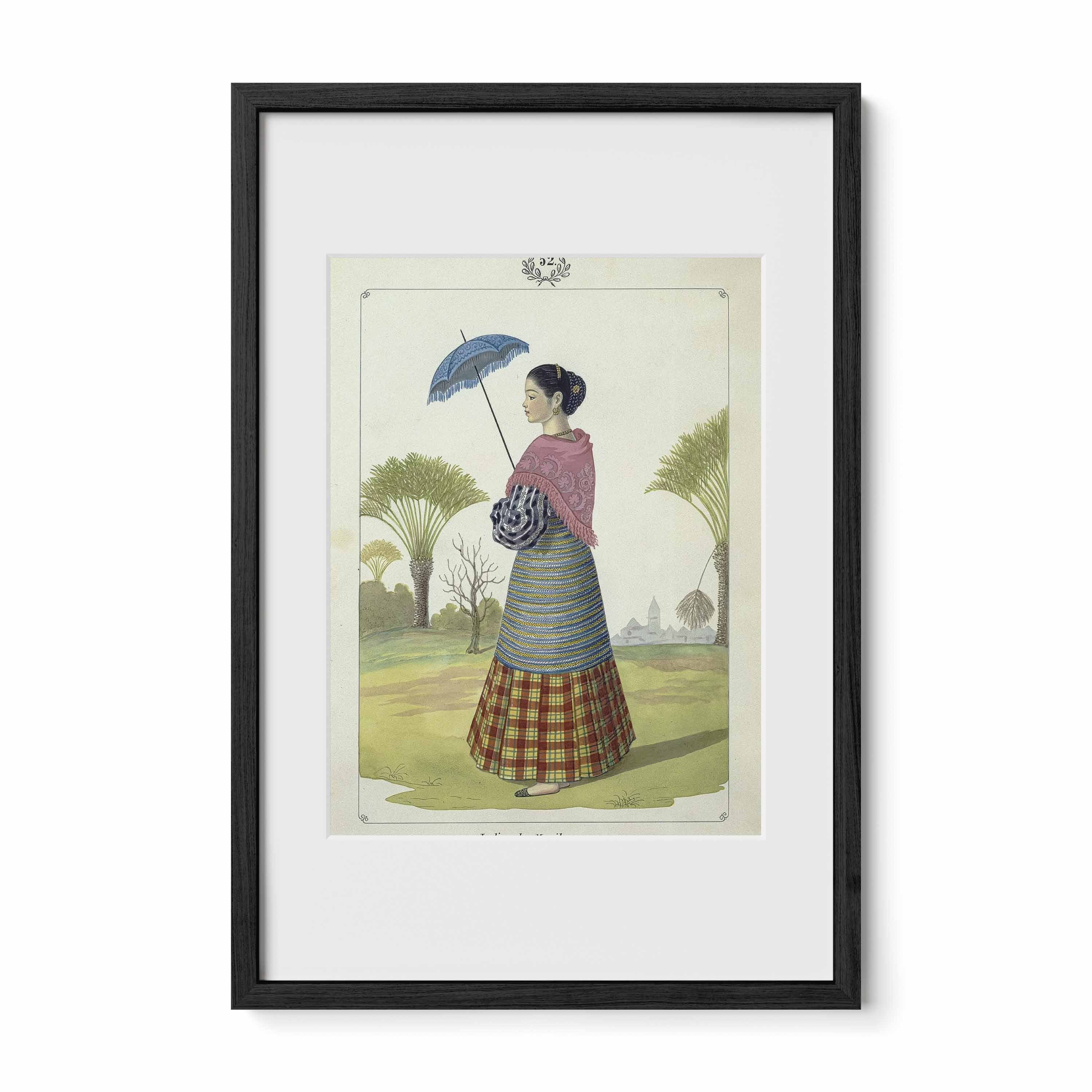 India de Manila, 1847 by José Honorato Lozano