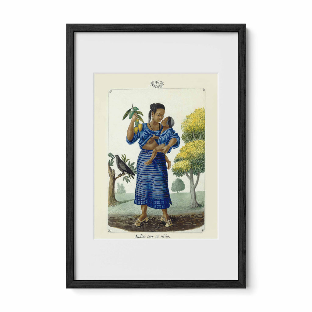 India con su Niño by José Honorato Lozano
