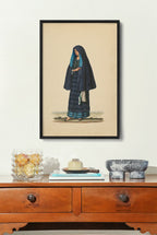 A Damsel Going to Early Mass by Justiniano Asuncion