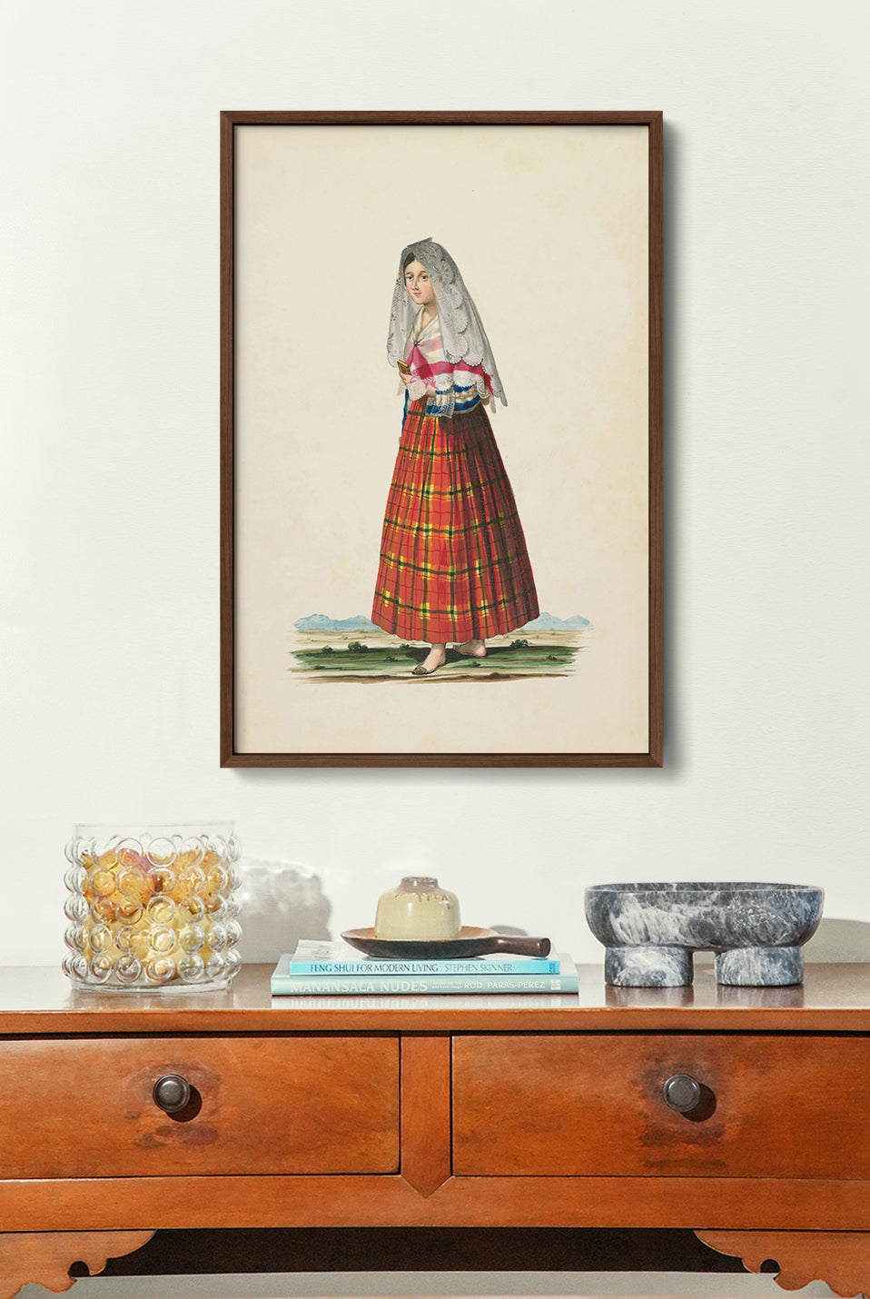 A Señorita Walking to Church in the Daytime by Justiniano Asuncion