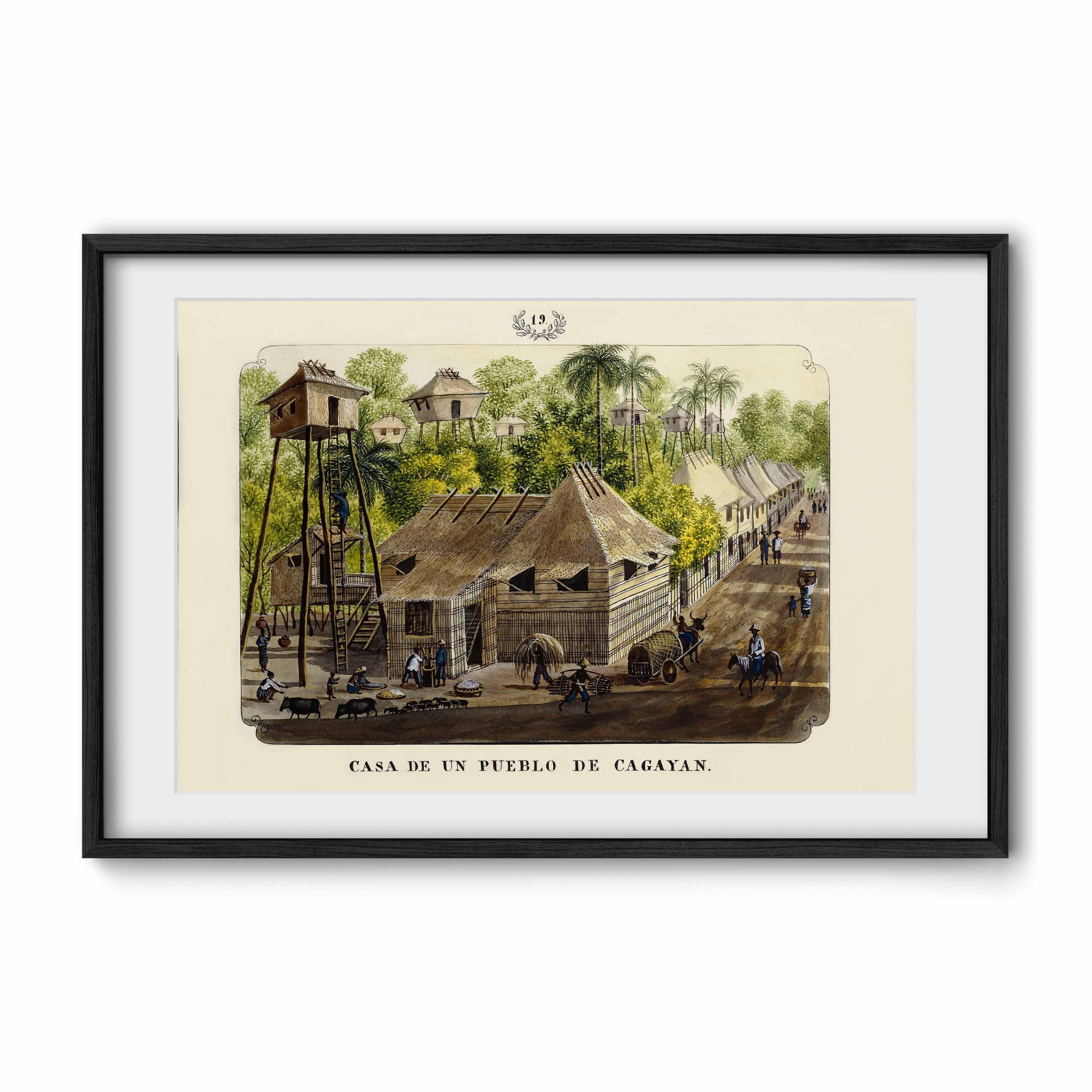 Casa de un Pueblo de Cagayan, 1847 by José Honorato Lozano