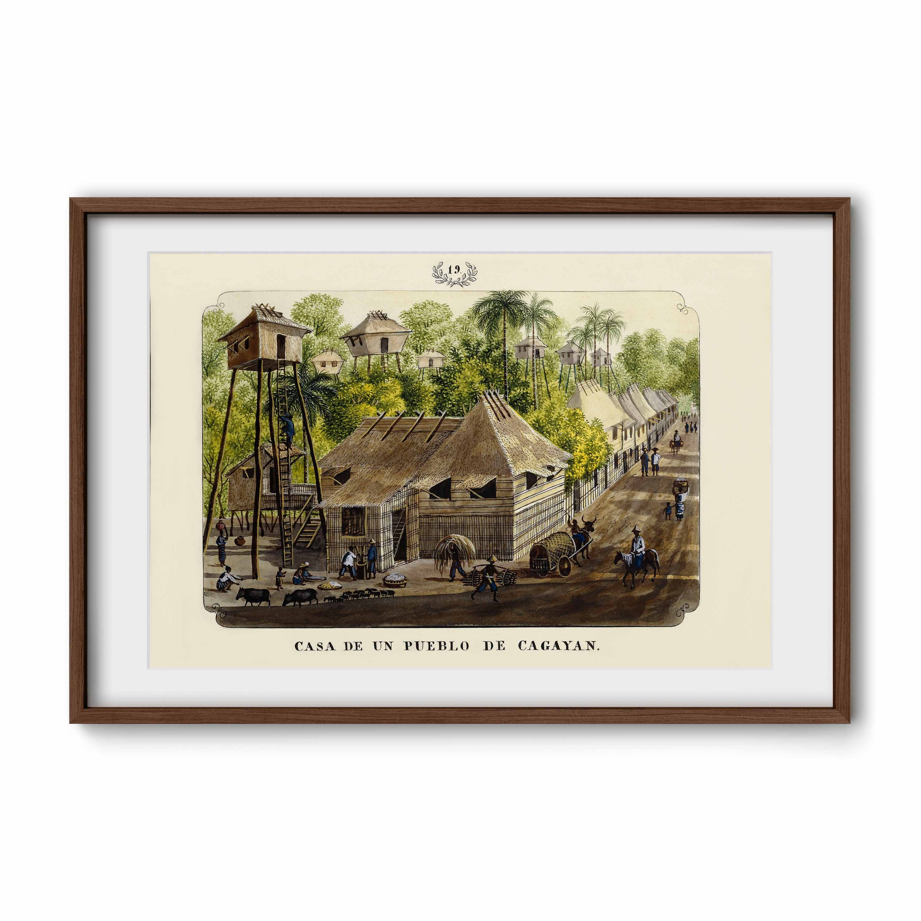 Casa de un Pueblo de Cagayan, 1847 by José Honorato Lozano