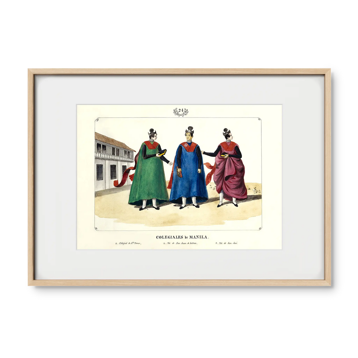 Colegiales de Manila, 1847 by José Honorato Lozano