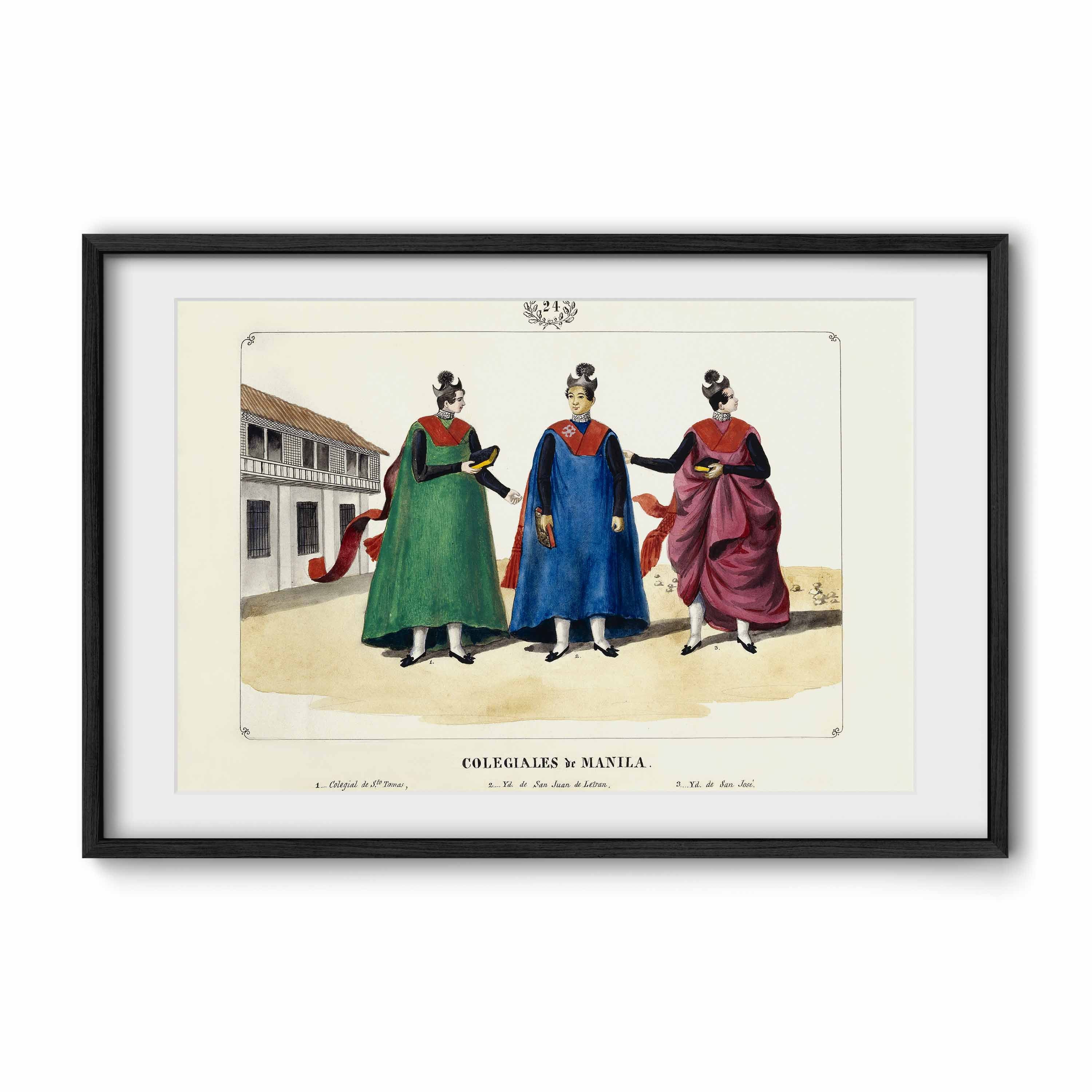Colegiales de Manila, 1847 by José Honorato Lozano