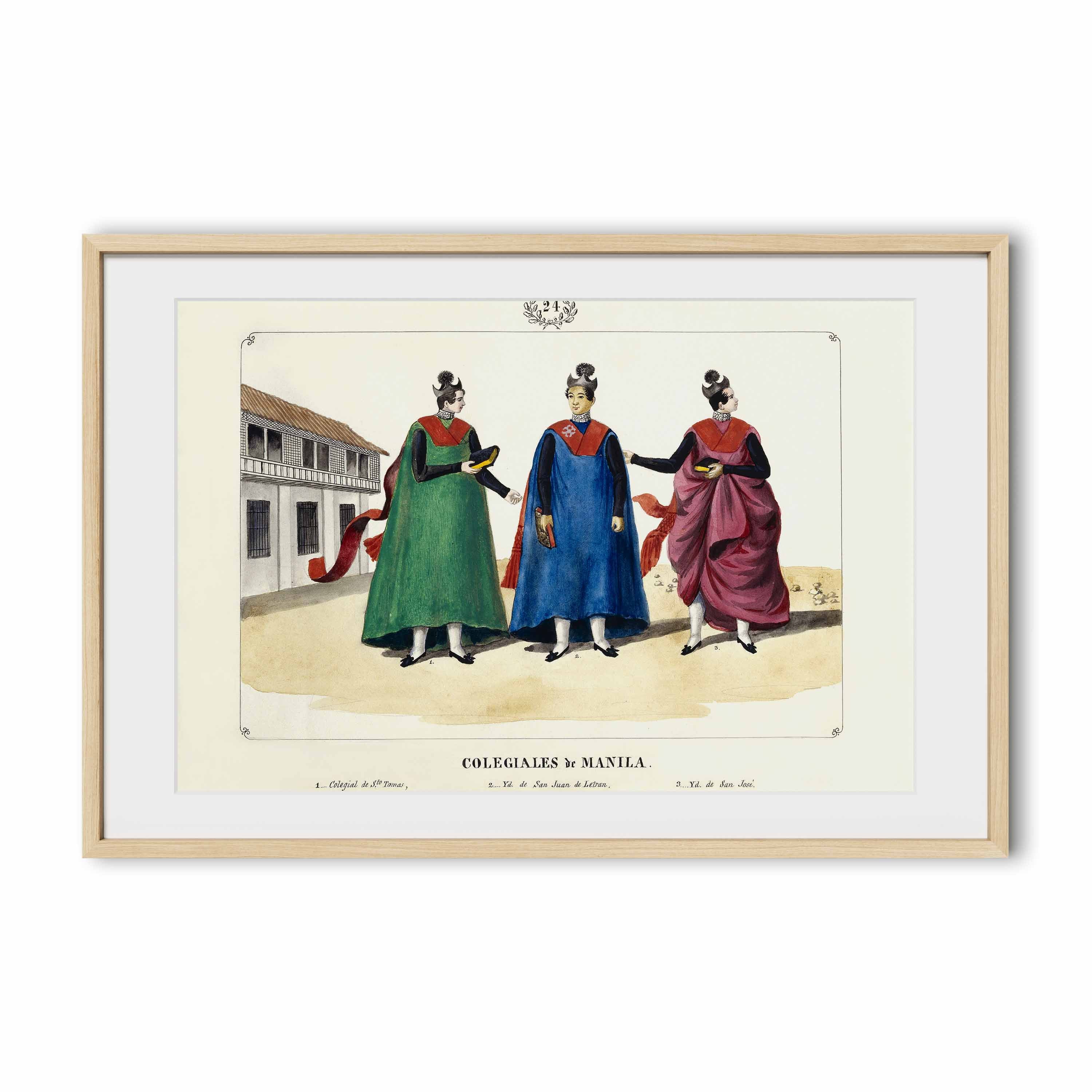 Colegiales de Manila, 1847 by José Honorato Lozano