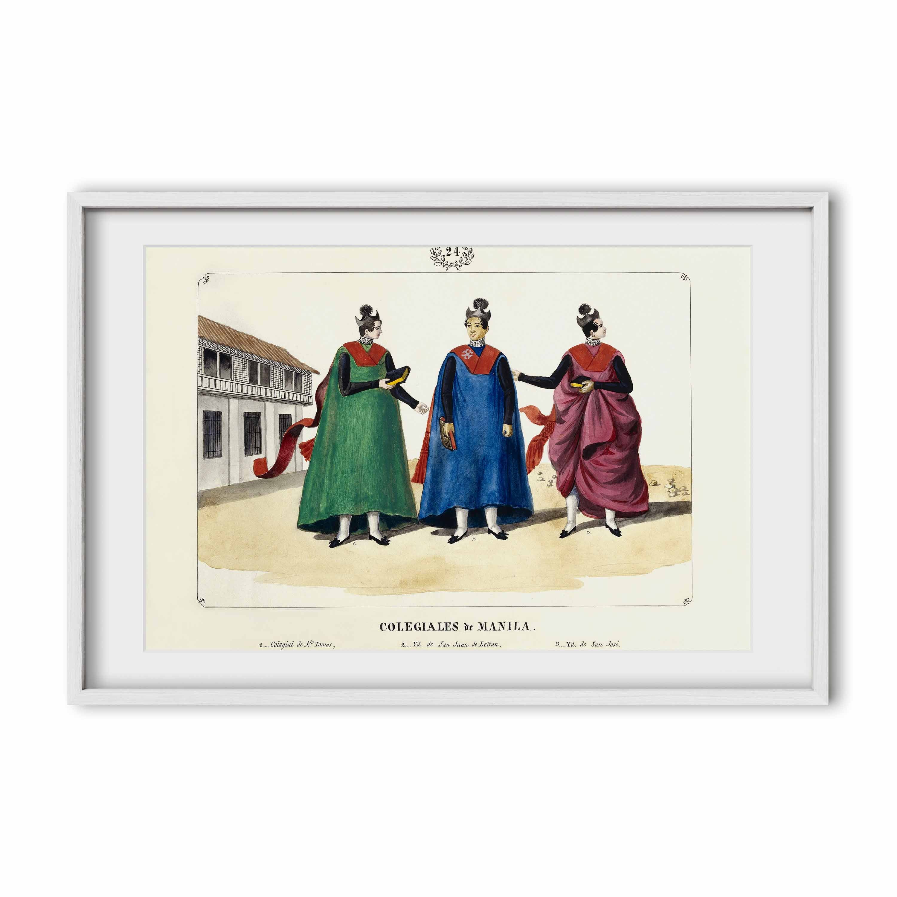 Colegiales de Manila, 1847 by José Honorato Lozano