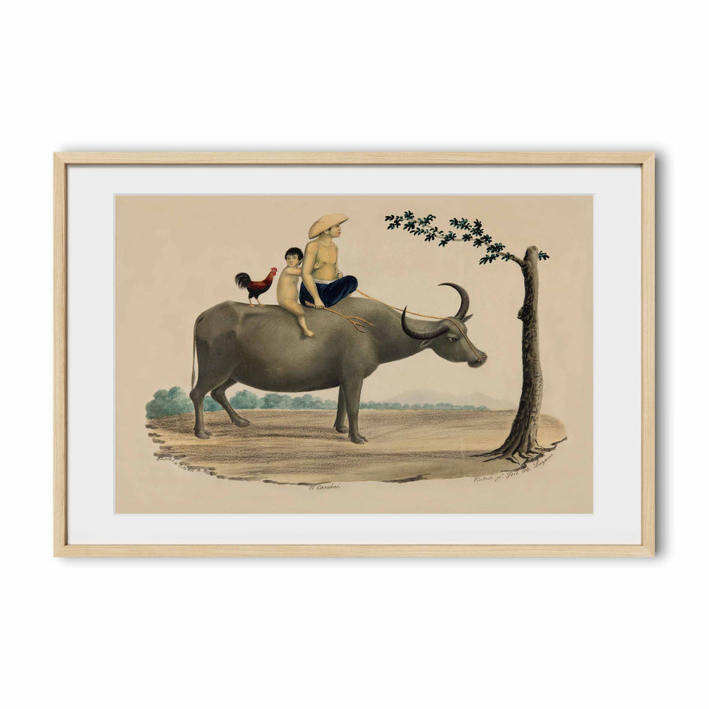 El Carabao, 1855 by José Honorato Lozano