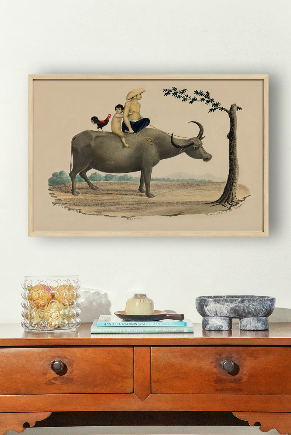 El Carabao, 1855 by José Honorato Lozano
