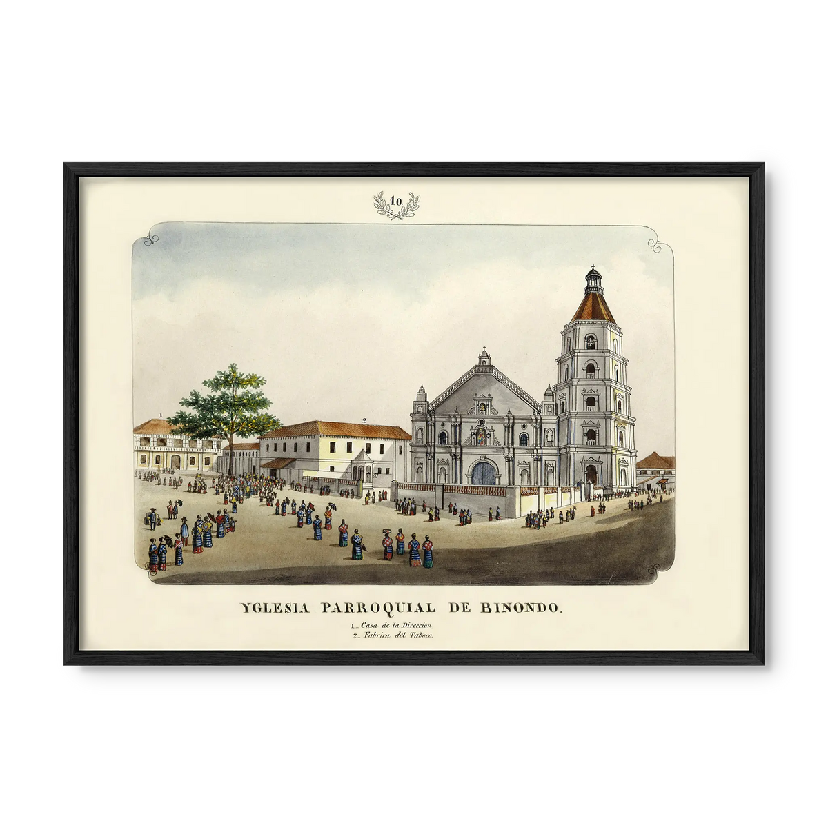 Iglesia Parroquial de Binondo, 1847 by José Honorato Lozano