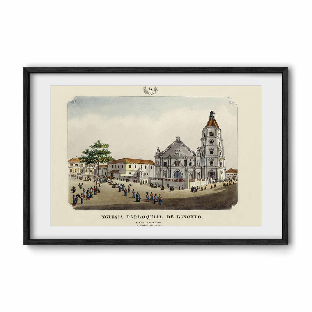Iglesia Parroquial de Binondo, 1847 by José Honorato Lozano