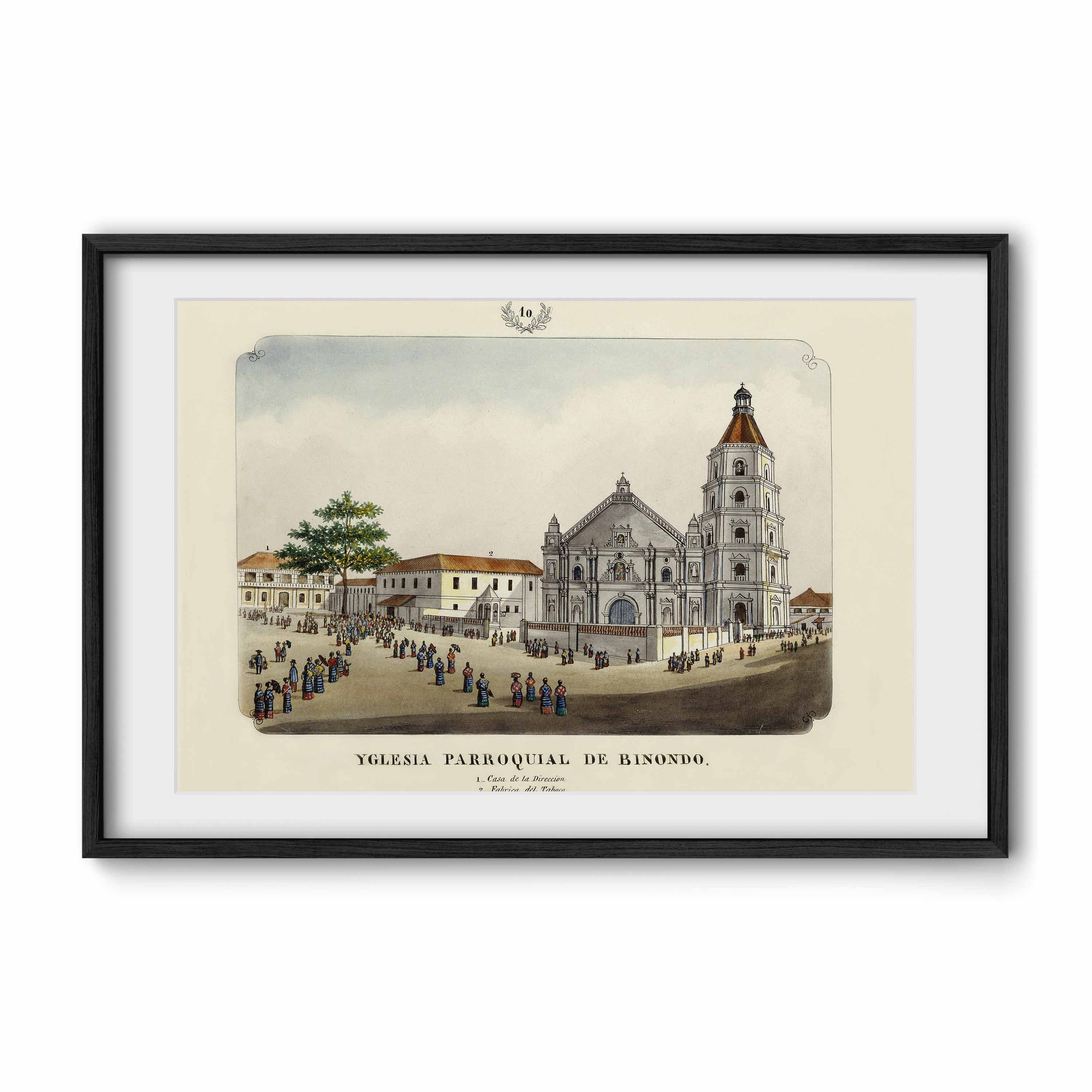 Iglesia Parroquial de Binondo, 1847 by José Honorato Lozano