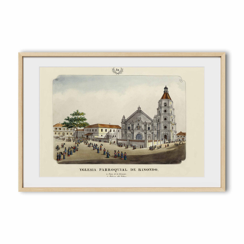 Iglesia Parroquial de Binondo, 1847 by José Honorato Lozano