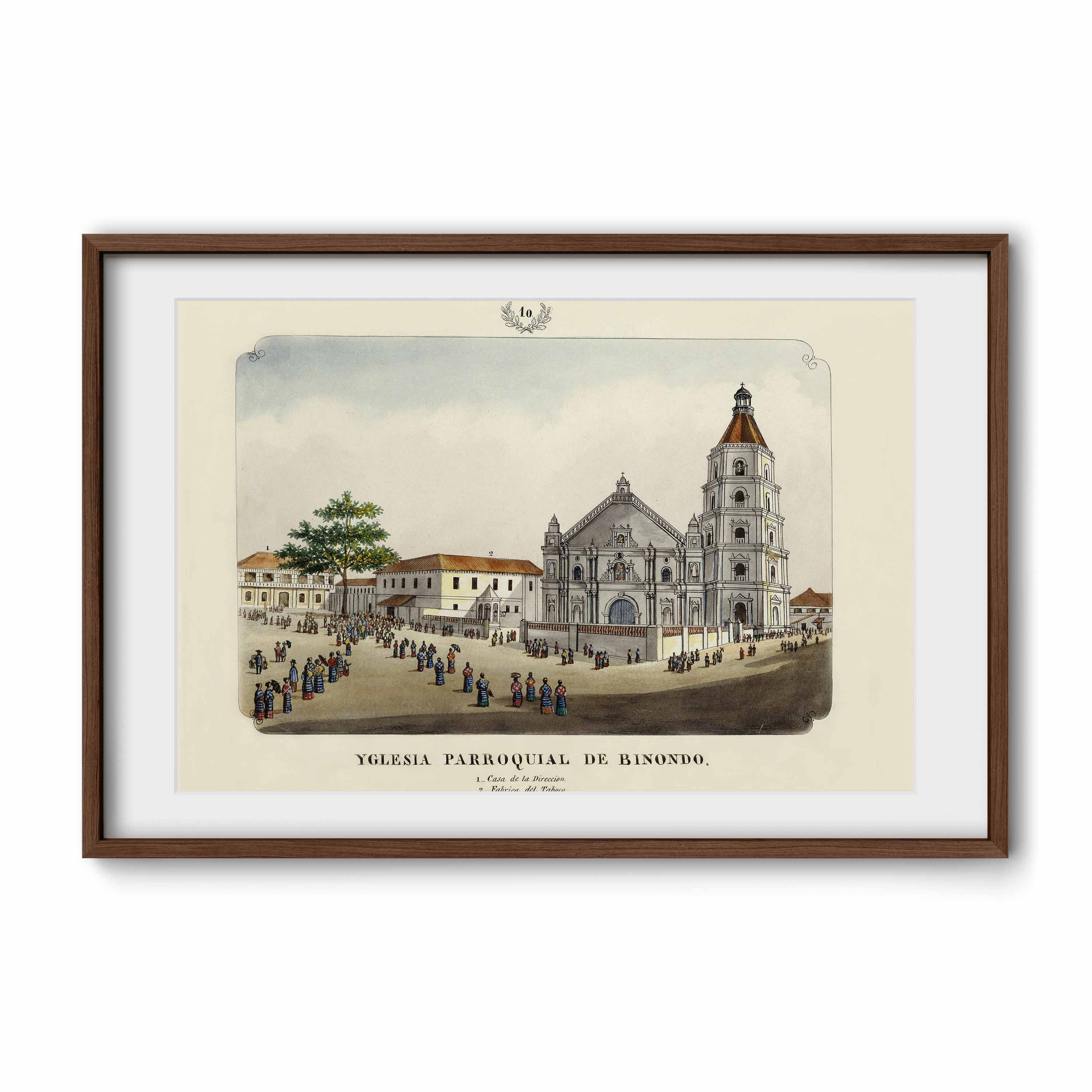 Iglesia Parroquial de Binondo, 1847 by José Honorato Lozano