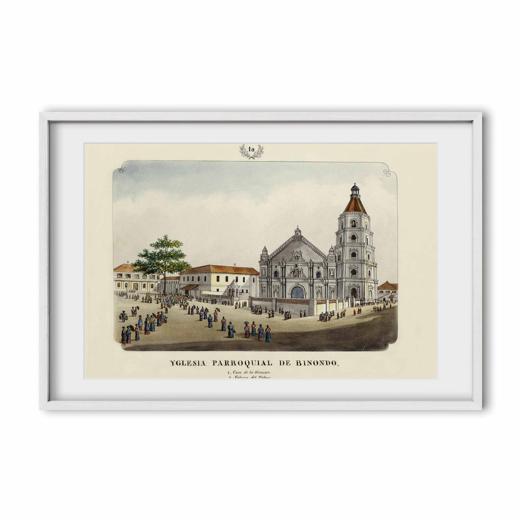 Iglesia Parroquial de Binondo, 1847 by José Honorato Lozano